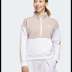 NWT ADIDAS Golf Color Block Half Zip